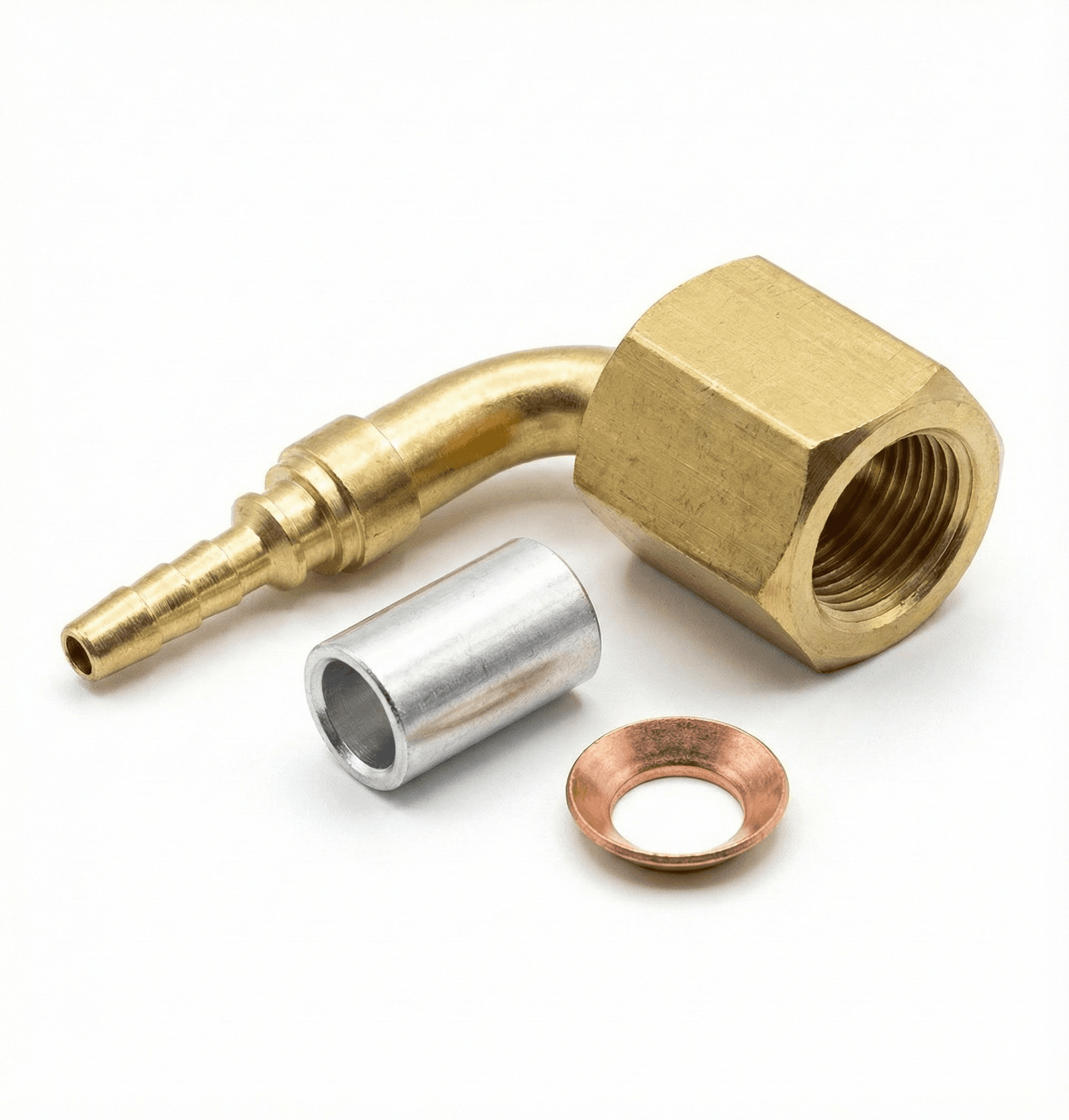 Kit Racor Curvo 90° - 1/4" x 10mm